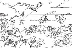 Then just use your back button to get back to this page to print more summer coloring pages. Family Simple Easy Picnic Drawing Novocom Top