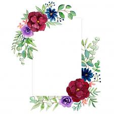 Beautiful Watercolor Multipurpose Floral Frame Watercolor Floral Frame