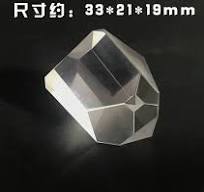 Fiziksel deney ekipmanları Çatı prizması 33*21*19mm yarım penta prizma  çokgen prizma optik deney teleskop lens prizması - AliExpress