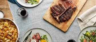 Dinner parties needn't be stuffy and formal. This Steak Dinner Has Everything A Steakhouse Does Epicurious