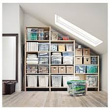 Ikea Us Furniture And Home Furnishings Attic Storage Solutions Diy Shelves Shelves