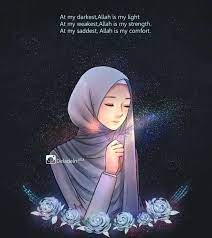 Pin Oleh Rere Di Quotes Kartun Hijab Gambar Seni Islamis
