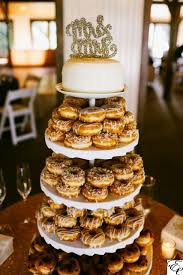 Sugar Bake Shop Mini Cake Glazed Gourmet Donuts Donut Wedding Cake Glitter Mr And Mrs Ca Wedding Donuts Wedding Cake Alternatives Doughnut Wedding Cake