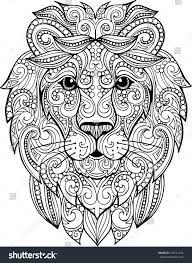 Profile Linea Curva Curvas Y Dibujo Lion Coloring Pages Lion Illustration Mandala Coloring Pages