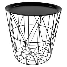 Black round metal end table. Black Round Metal Tray Side End Table Geometric Storage Basket Home Furniture 5024418169017 Ebay