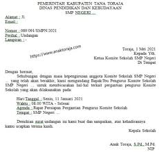 Surat undangan resmi untuk rapat persiapan pameran kuliner di sekolah. Dokumen Undangan Rapat Pembentukan Organisasi Sekolah Contoh Undangan Rapat Pembentukan Panitia Contoh Isi Undangan Musyawarah Pembentukan Panitia Idul Adha Luypo Kird