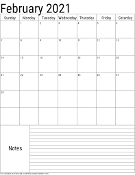 We are proud to offer simple, sleek calendars in the pdf format so that anyone can be prepared. 2021 February Calendars Handy Calendars