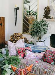 In North Texas A Maximalist S Layered Bohemian Home Boho Living Room Decor Boho Room Decor Home Decor