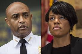 Baltimore mayor fires police chief after sharp rise in violence