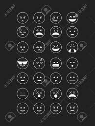 Find & download the most popular emoji background vectors on freepik ✓ free for commercial use ✓ high quality images ✓ made for creative projects. Vector Isolated On Black Background Emoji Vector Smile Icon Royalty Free Cliparts Vectors And Stock Illustration Image 68806783