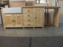 buckingham style pine sink unit clear