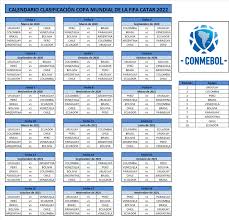 Paraguay hora por confirmar en el sin confirmar. Calendario De La Clasificacion De La Copa Mundial Catar 2022