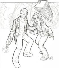 Free Coloring Page Of Doctor Who For Adults Letscolorit Com Doctor Who Fan Art Doctor Who Art Doctor Who Comics