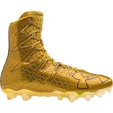 Black And Gold Youth Football Cleats Image For Under Armour Men S Highlight Mc Football Cleats From Academy With Images American Football Shoes American Football Cleats Mens Football Cleats
