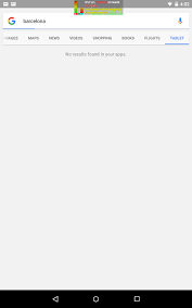 Kao što sam naslov teme kaže, kad pokrenem google play (prodavnicu) i ukucam nešto za pretragu, uvek dobijem rezultat no results found! Android Firebase App Indexing Personal Content Not Working On Tablet Stack Overflow