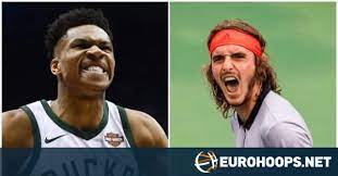 He takes every opportunity to attack the net and plays an aggressive brand of tennis. Tsitsipas Shoutout To Giannis Eurohoops