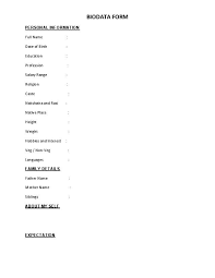 Maybe you would like to learn more about one of these? Marriage Biodata Format Sample Template Boy Girl Resume Samples Projects Download Now