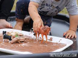 How To Make Oobleck Mud For Sensory Play Simply Play Today