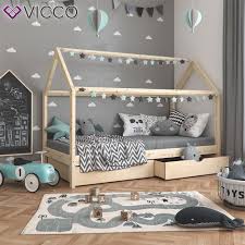 Baby Vitalispa Kinderbett Wiki 90x200cm Unbehandelt Spielbett Hausbett Kinderhaus Natur Inkl Schu In 2020 Baby Room Decor Kids Bedroom Designs Toddler Boy Room Decor