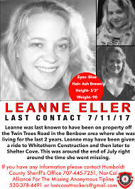 Missing Leanne Eller