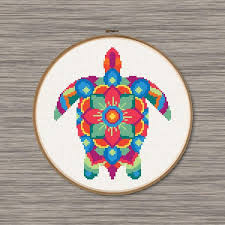 Download and print any pdf cross stitch design for free from the list below to make your own inspirational embroidery. Easy Cross Stitch Turtle Novocom Top
