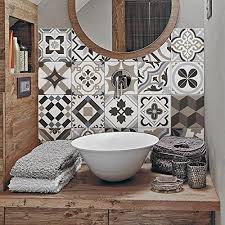 81 pieces carrelage adhesif 10x10 cm ps00089 braga https www amazon fr dp b06xc5d vintazhnye vannye komnaty krasivye vannye komnaty kroshechnye vannye