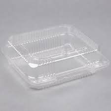 Food storage containers with attached lids as seen on tv. Durable Packaging Pxt 880 8 X 8 X 3 Clear Hinged Lid Plastic Container 125 Pack
