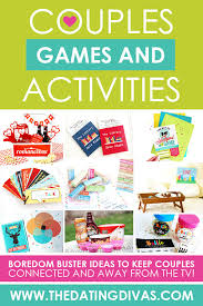 Date night ideas for married couples. Couple Games Activities Boredom Busters The Dating Divas