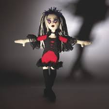 These cute illustrations are perfect combination of that occult gothic horror style and japanese harajuku aesthetic inspired kawaii style. Violetta Gothic Doll Extract From Gothic Knits By Fiona Mcdonald How To Make A Rag Dolls A Person Plushie