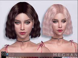 Short Wavy Hair For Your Sims Found In Tsr Category Sims 4 Female Hairstyles Sims Hair Womens Hairstyles Short Wavy Hair