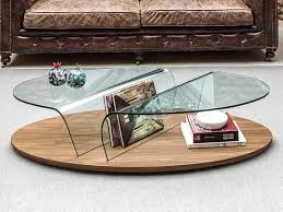 Contemporary glass top coffee table. Innovative And Contemporary Arona Glass Coffee Table With A Wood Base By Tonin Casa Coffee Table Coffee Table Square Oval Glass Coffee Table