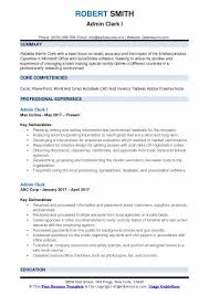 Resume template free malaysia in 2020 resume template. Admin Clerk Resume Samples Qwikresume