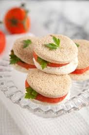 Check Out What I Found On The Paula Deen Network Tomato Sandwich With Parsley Or Basil Tea Party Food Tea Sandwiches Recipes Tea Party Sandwiches