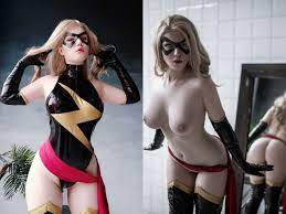 Ms. Marvel On/Off by Lady Lyumos Porn Pic - EPORNER