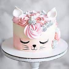 This is birthday cake for a 30 year old who is still kid from heart as you can see how beautifully this cat cake is baked and those big green eyes are lovable. 59 Cat Cakes Cupcakes And Sweets Ideas Cat Cake Cupcake Cakes Cake Decorating