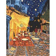 Van gogh cross stitch patterns. Cross Stitch Pattern Pdf Night Cafe Vincent Van Gogh Coricamo