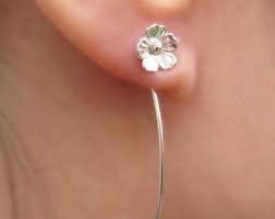 Calla Lily Flower Earrings Sterling Silver Earrings Jewelry Etsy Small Earrings Studs Stem Earrings Unique Earrings