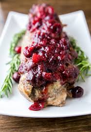Place roast in a slow cooker coated with cooking spray. Slow Cooker Cranberry Rosemary Pork Tenderloin Fit Happy Free