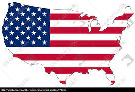 Das bild zeigt amerigo vespucci, der in der neuen welt landet und sich mit einer unbekleideten eingeborenen unterhält. Vereinigten Staaten Von Amerika Karte Lizenzfreies Bild 977435 Bildagentur Panthermedia