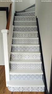 Once you've settled on your pattern, it's time to paint. 12 Stencil Ideas For Your Stairs Paint Stair Risers With Diy Design Royal Design Studio Stencils