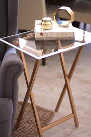 In The Clear 5 Diy Projects Made With Acrylic Sheets Diy Side Table Diy Tray Diy Furniture