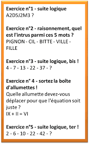 Epingle Sur Test Psychotechnique