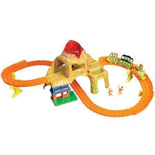 Dinosaur Train Time Tunnel Mountain Set By Learning Curve 49 99 Includes Buddy And Mr Conductor Collectible Figures Dinosaur Train Toy Train Childrens Toy