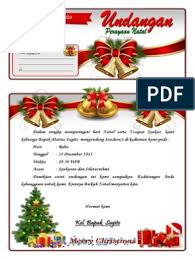 Contoh surat undangan natal sekolah untuk orang tua 16 Contoh Surat Undangan Formal Natal Kumpulan Contoh Surat