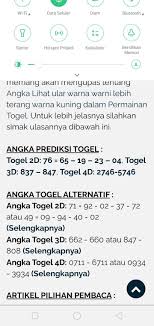 Mimpi Ular Warna Kuning Jebol Mistik Keluaran Hk 2018 Kini Facebook