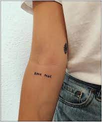 125 Best Small And Minimalist Tattoos That Are Absolutely Adorable 45 Cynthiapina Me Inner Arm Tattoos Tattoos Elbow Tattoos