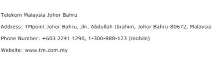 (r̶m̶ ̶1̶9̶0̶) rm 162 for amari johor bahru, johor bahru. Telekom Malaysia Johor Bahru Address Contact Number Of Telekom Malaysia Johor Bahru
