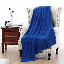 Check spelling or type a new query. Piccocasa Cotton Soft Warm Cable Knit Throw Blanket 47 X 70 Royal Blue Machine Washable Walmart Com Walmart Com