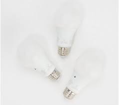 Globe Electric Set Of 3 800 Lumens Dusk To Dawn Light Bulbs Qvc Com