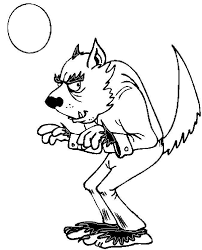 Download this adorable dog printable to delight your child. Online Coloring Pages Werewolf Coloring Crouching Werewolf Halloween